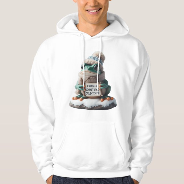 Moletom Design: "O sapinho não gosta do frio (Frente)