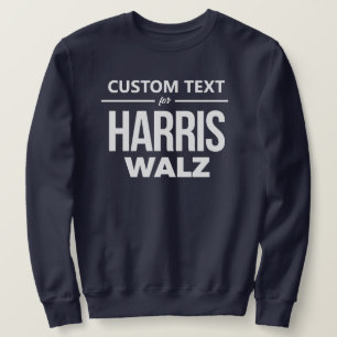Moletom Design personalizado para Harris Walz