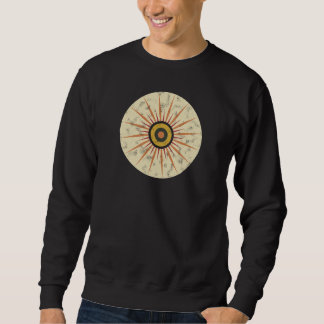 Moletom Design Retro Boho Explosão Solar