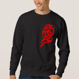 Moletom Design tribal vermelho 6 da caixa de 2 partes
