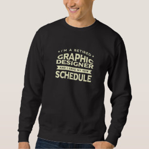 Moletom Designer Gráfico Aposentado Adoro Meu Novo Horário
