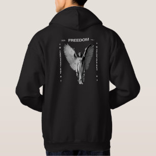 Moletom Designs de capuz digital inspirados na liberdade