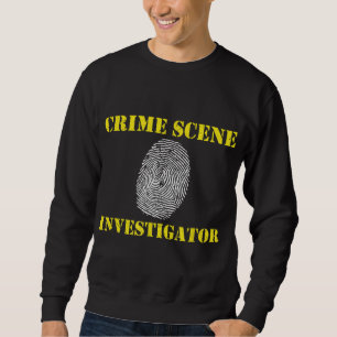 Moletom Detetive de Impressão Digital do Investigador da C