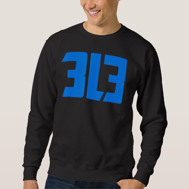 Moletom Detroit 313 (Frente)