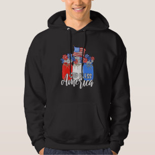 Moletom Deus abençoe America Mason Jar Christian