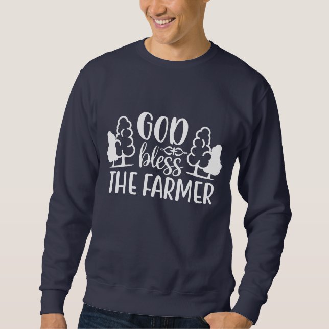 Moletom Deus abençoe da arte Farmer (Frente)