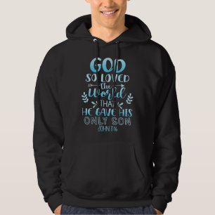 Moletom Deus Amou o Mundo de Tal Maneira que Deu Seu Filho