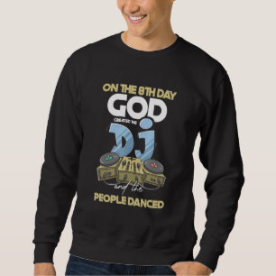 Moletom Deus Criou Dj Pessoas Dance Dance Deejay Cabeça Tu