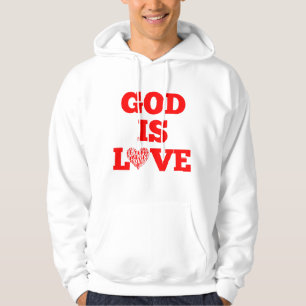 Moletom Deus é amor, citação Bíblia de homens