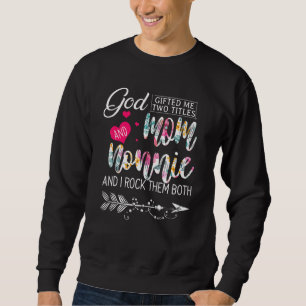Moletom Deus Me Deu Dois Títulos Mãe E Mãe Nona