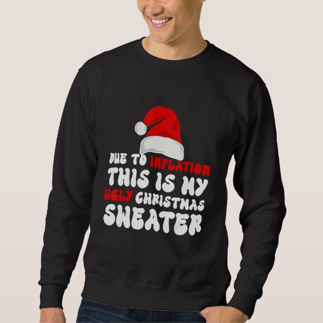 Moletom Devido À Inflação Este É O Meu Natal Feio (Frente)