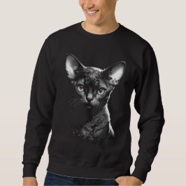 Moletom Devon Rex Dark Art Men's Black Sweater