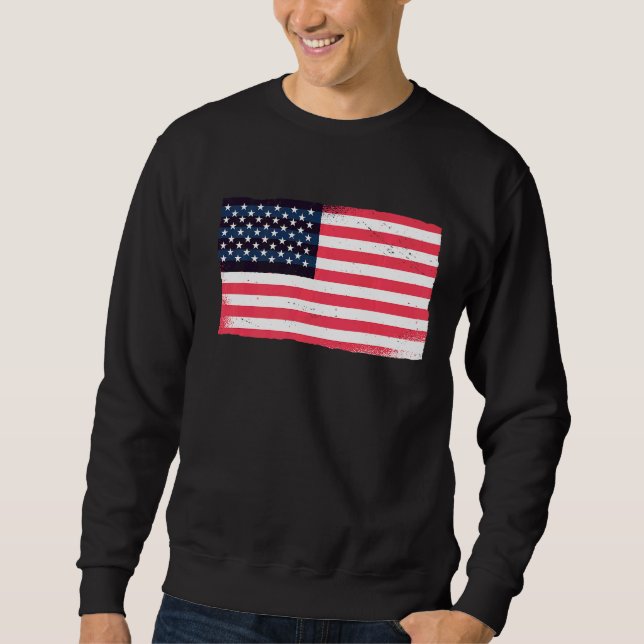 Moletom Dia 4 de julho Dia da Independência Eua Patrioti A (Frente)