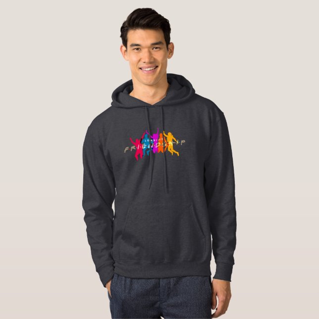 Moletom Dia da Amizade | Hoodie de uso masculino (Frente Completa)