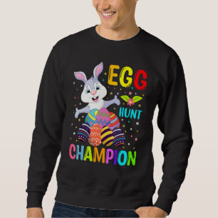 Moletom Dia da Páscoa do Egg Hunt Champion Bunny