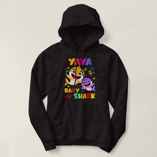 Moletom Dia de as mães da Família Tuk Yaya Yaya Shark (Frente do Design)