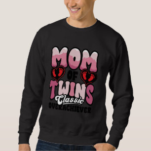 Moletom Dia de as mães Mãe de Gêmeos Clássicos Divertiment