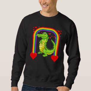 Moletom Dia de os namorados 2021 Crocodilo Alligator Kids