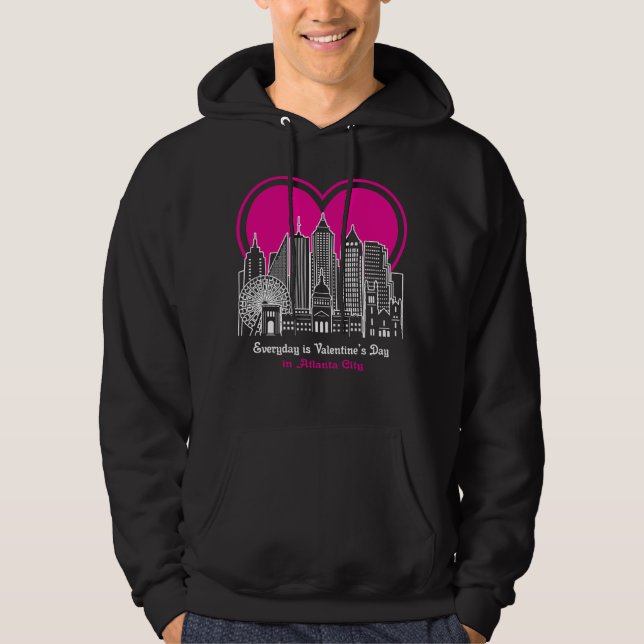 Moletom Dia de os namorados em Atlanta (Frente)