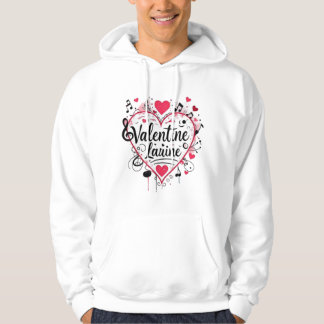 Moletom Dia de os namorados Serenade: Um Design de Amor Se
