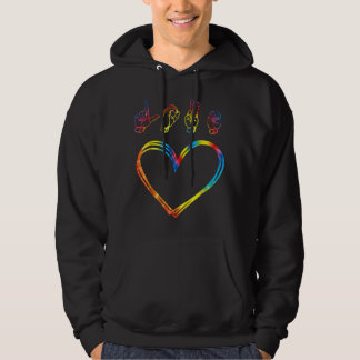 Moletom Dia de os namorados Tie Dye | Eu Te Amo Sig De Mão