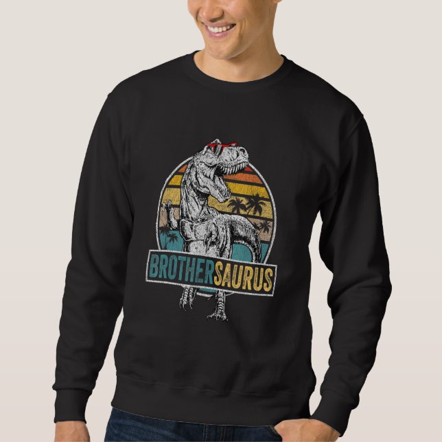 Moletom Dia de os pais Brothersaurus T Rex Dinossaur Irman (Frente)