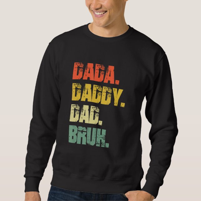 Moletom Dia de os pais Bruh Pai Dada (Frente)
