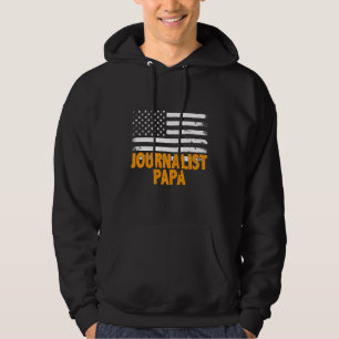 Moletom Dia de os pais de Bandeira Papá-Americana
