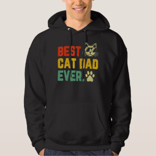 Moletom Dia de os pais De Pai De Gato Do Melhor Pai De Gat