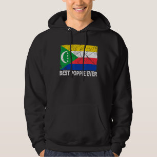 Moletom Dia de os pais Melhor Poppie Já Vestido Comores F