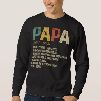 Moletom Dia de os pais Para Homens Pai Definição Vovô
