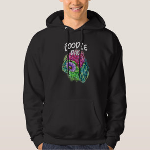 Moletom Dia de os pais Pop Portrait Colorir Poodle Pai