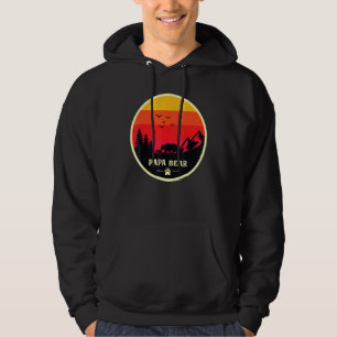 Moletom Dia de os pais Retro Vintage Papa Bear Para O Lega