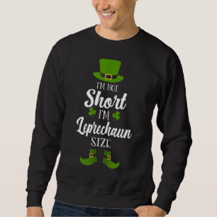 Moletom Dia de São Patrício Funny Leprechaun Tamanho Para