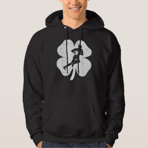Moletom Dia de São Patrício Irlanda Rugby Retro Shamrock I