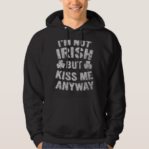 Moletom Dia de São Patrício Presente Não sou Irlandês, mas