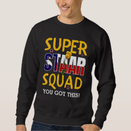Moletom Dia de Teste de Professores do Super Staar Squad