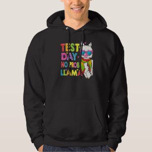 Moletom Dia de Teste Sem Prob Llama Cute Llama Teste de Pr