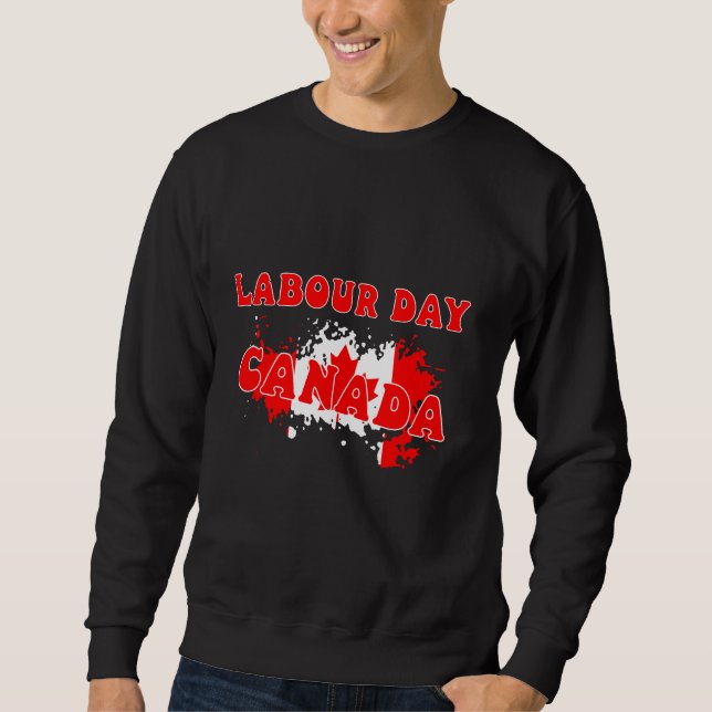 Moletom Dia de trabalho do Canadá Trabalhador sindical no  (Frente)