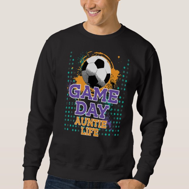 Moletom Dia do Jogo de Futebol Tia Vida (Frente)