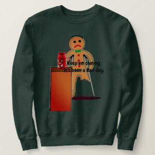 Moletom Dia do mau do homem de pão-de-espécie
