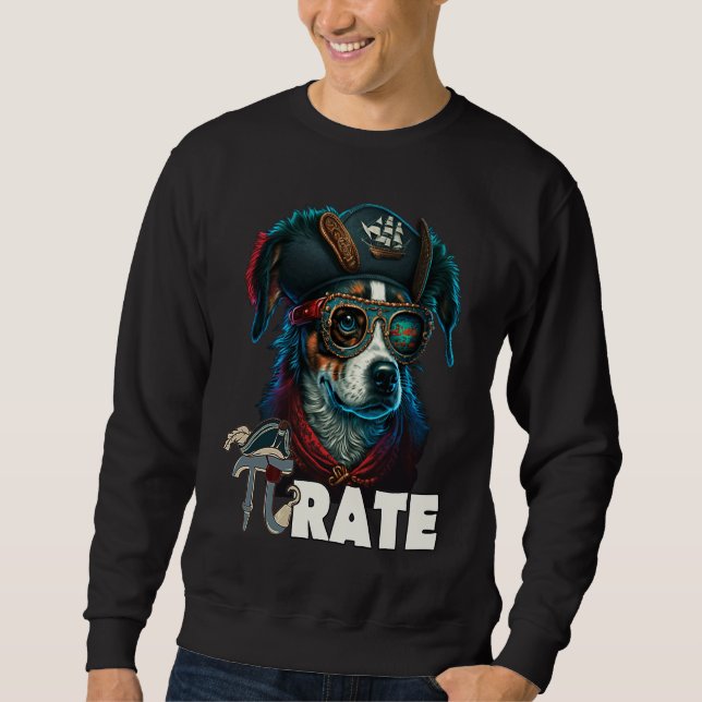 Moletom Dia do Pi Cachorro Pirata 3 14 Professor de Matemá (Frente)