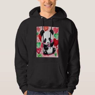 Moletom Dia dos Namorados Coração de Amor Panda Namorada N
