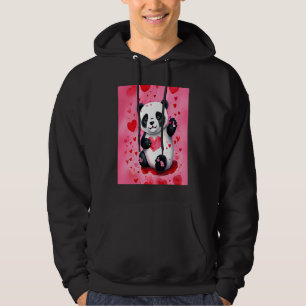 Moletom Dia dos Namorados Coração de Amor Panda Namorada N