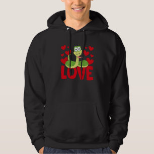 Moletom Dia dos Namorados Corações Amor Cobra Animal Mulhe