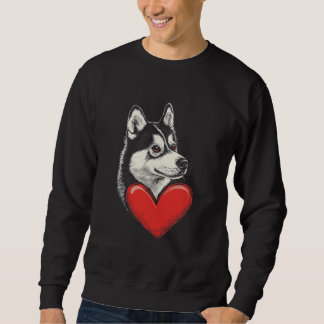Moletom Dia dos Namorados Siberian Husky