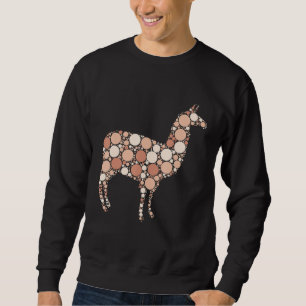 Moletom Dia Internacional da Bolinhas Marrom Llama