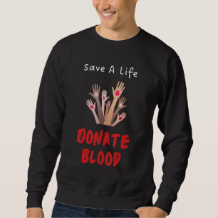 Moletom Dia Mundial de Doador de Sangue Cada Gota Conta Do