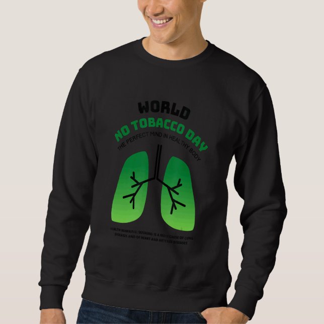 Moletom Dia Mundial Sem Cigarro 2022 (Frente)