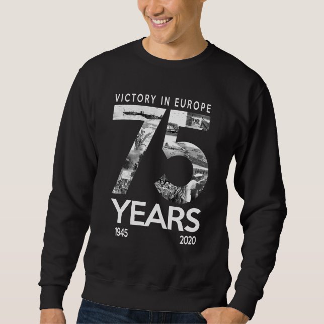 Moletom Dia V E da 75ª Vigésima aniversário da Segunda Gue (Frente)